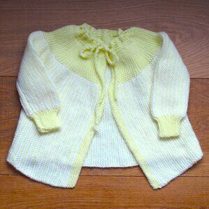 Handknit Baby Sweater